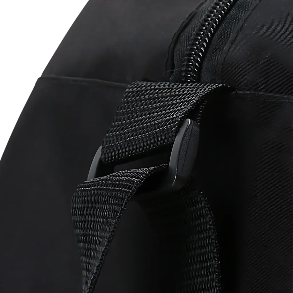 Minimalist Yoga Wheel Bag With Adjustable Straps - Black