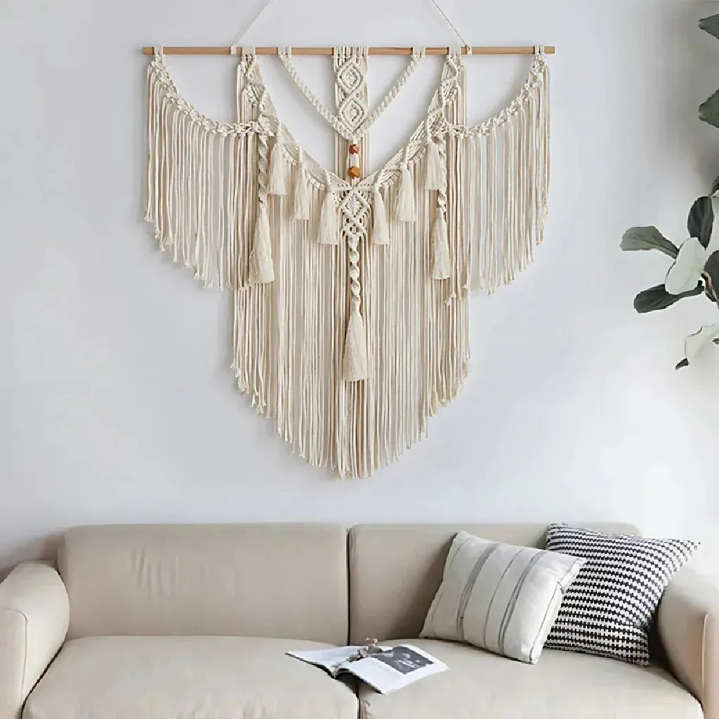 Modern Nordic Woven Tapestry For Cozy Minimalist Spaces
