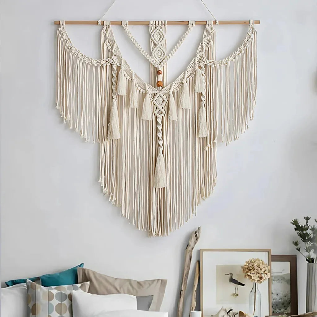 Modern Nordic Woven Tapestry For Cozy Minimalist Spaces