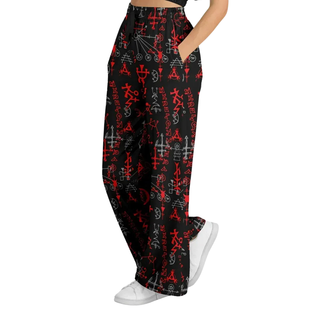 Mystic Alchemy Flare Joggers For Women – Black Base