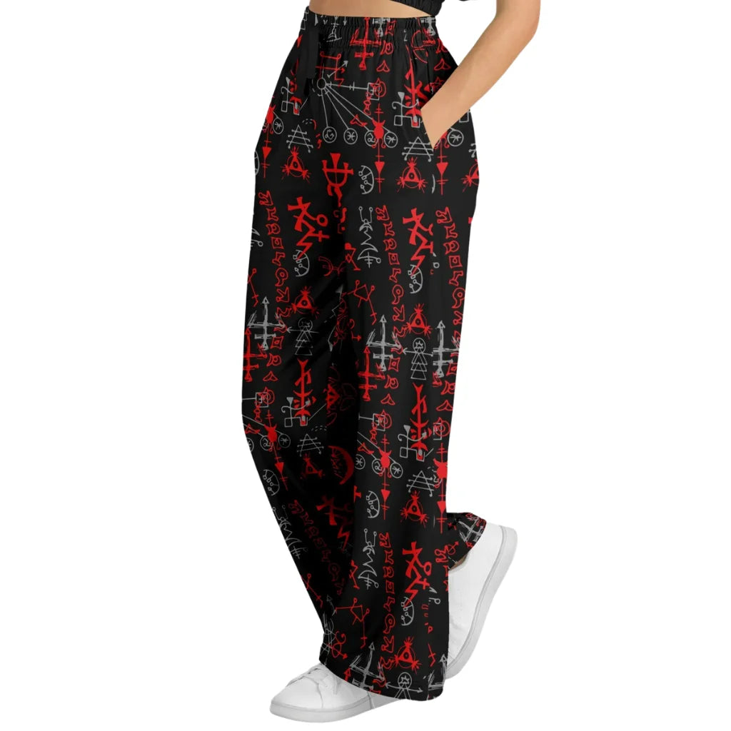 Mystic Alchemy Flare Joggers For Women – Black Base