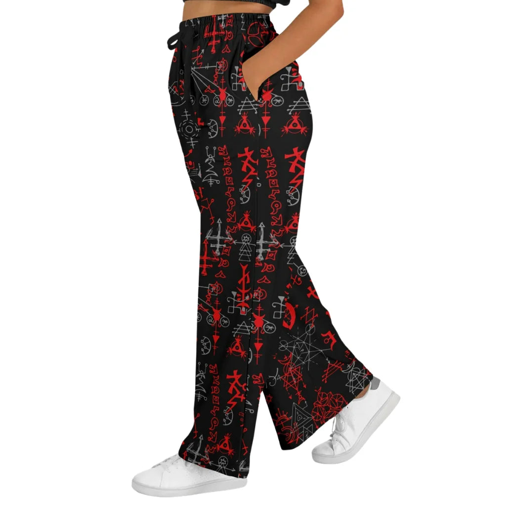 Mystic Alchemy Flare Joggers For Women – Black Base
