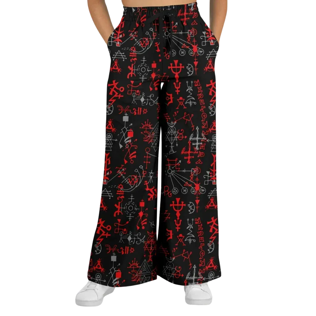 Mystic Alchemy Flare Joggers For Women – Black Base