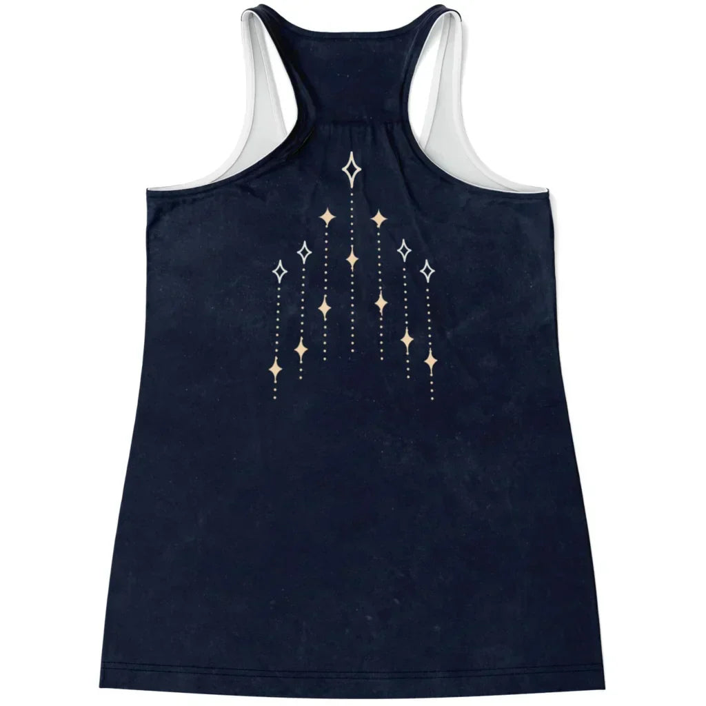 Mystic Rise Racer Tanks With Snake And Arrow Design