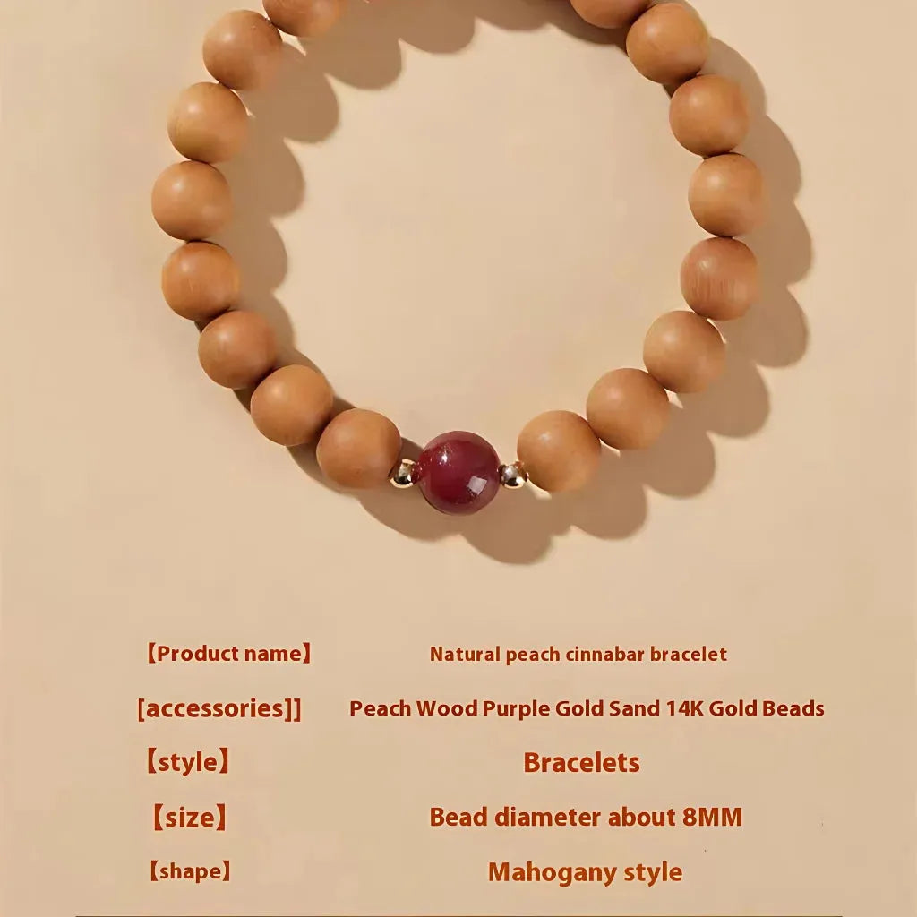Natural Wooden Bead Bracelet For Women