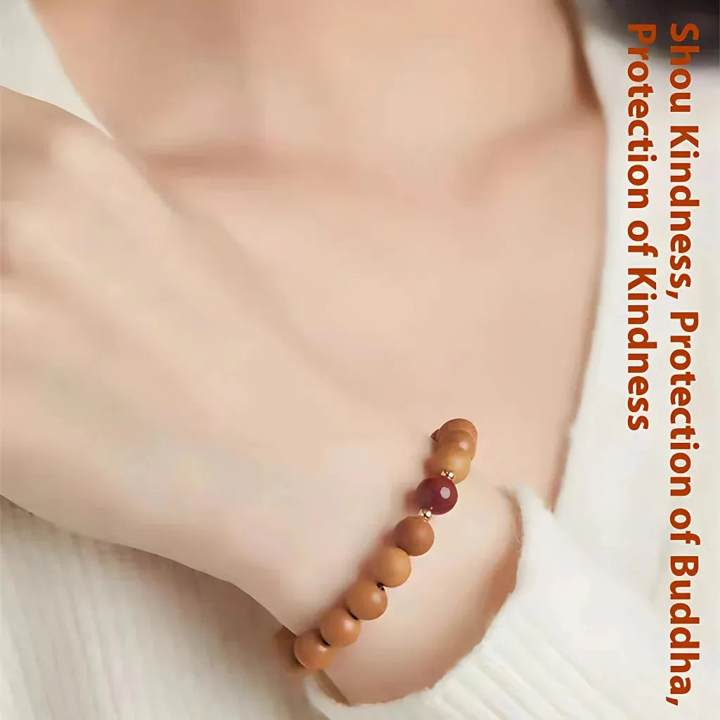 Natural Wooden Bead Bracelet For Women