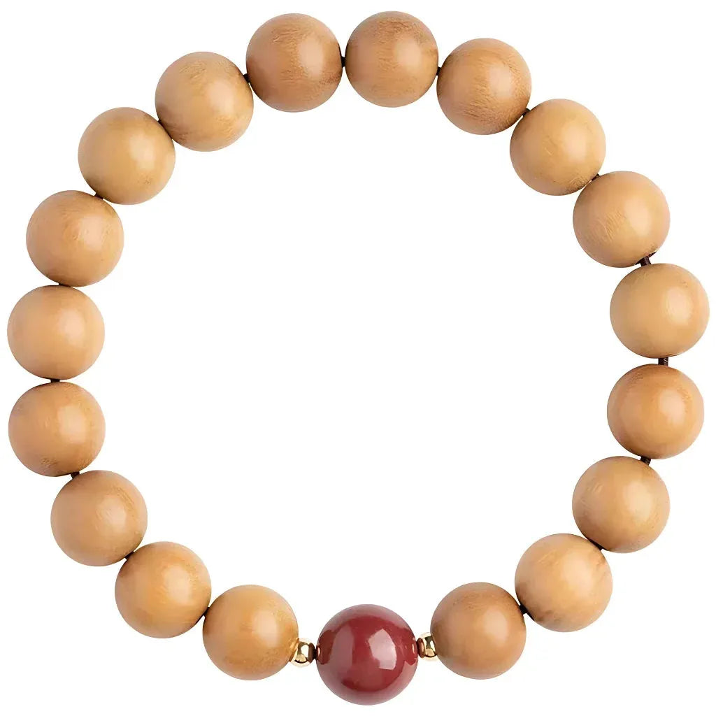 Natural Wooden Bead Bracelet For Women