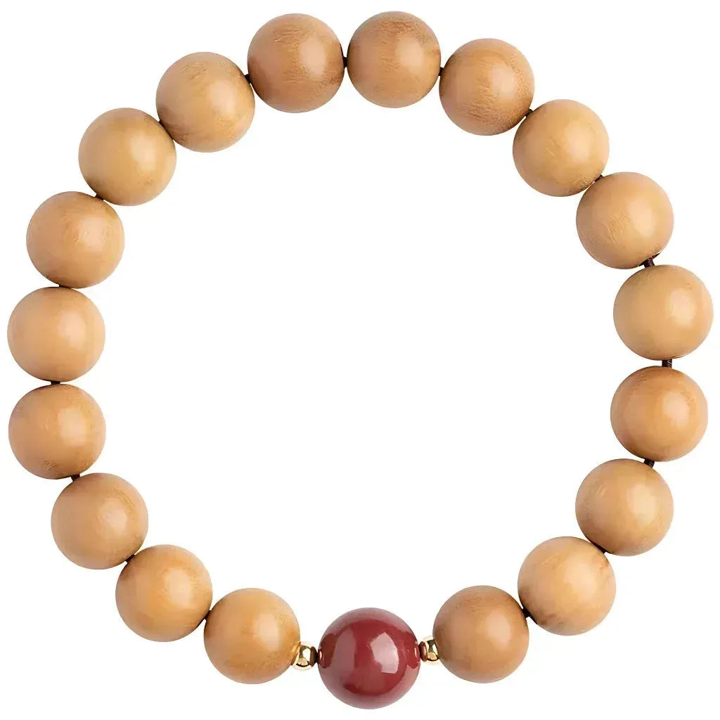 Natural Wooden Bead Bracelet For Women