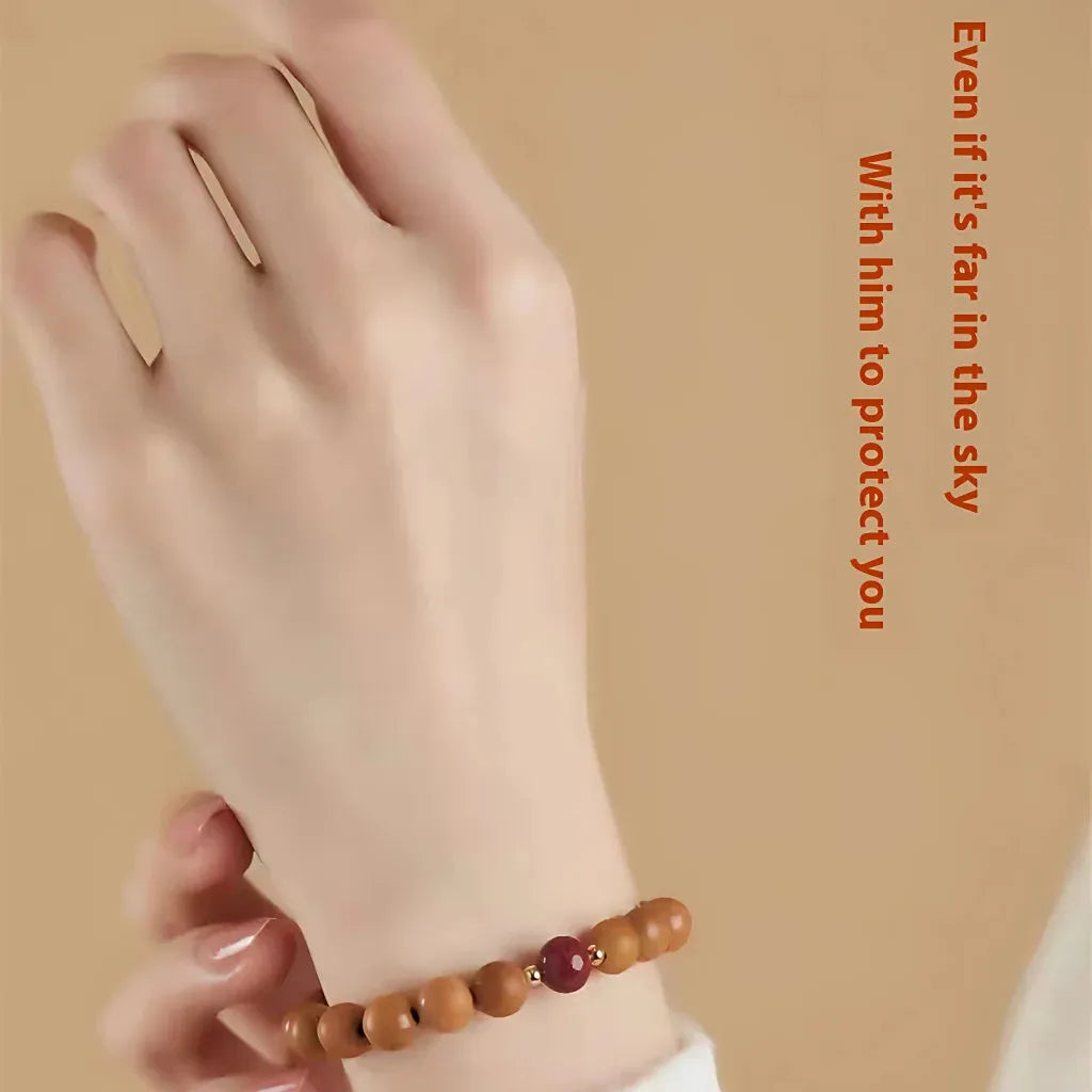Natural Wooden Bead Bracelet For Women
