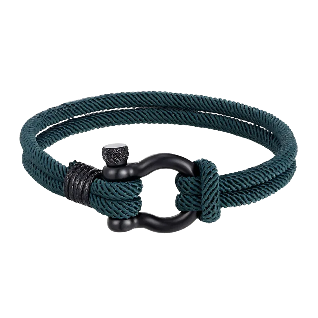 Nautical Rope Bracelet For Everyday Wellness - Green / 21CM