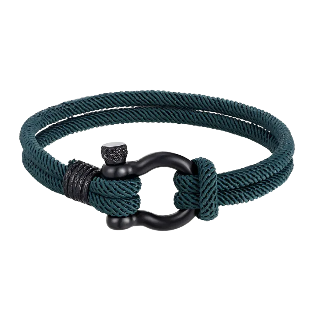 Nautical Rope Bracelet For Everyday Wellness - Green / 21CM