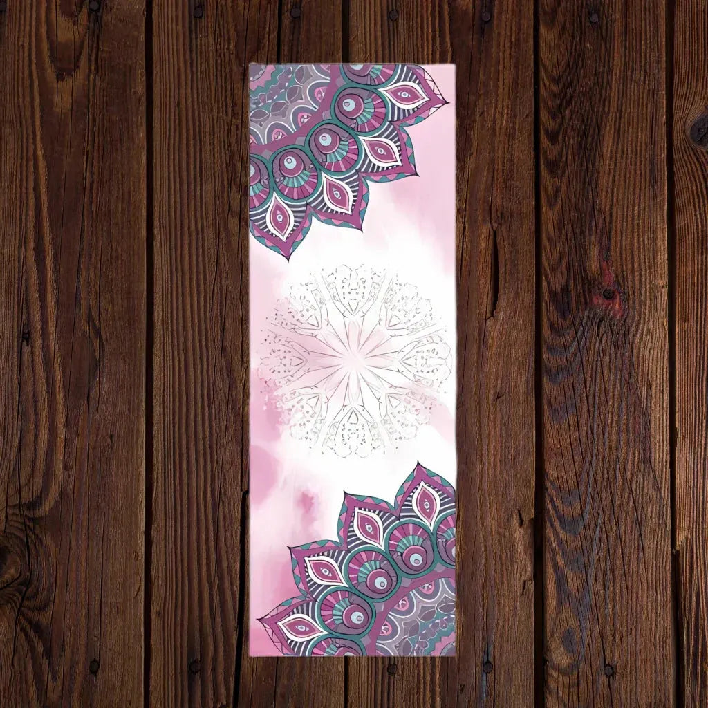 Non-Slip Yoga Towel Mat For Sweat And Support - Mandala 1 / 183×63 cm