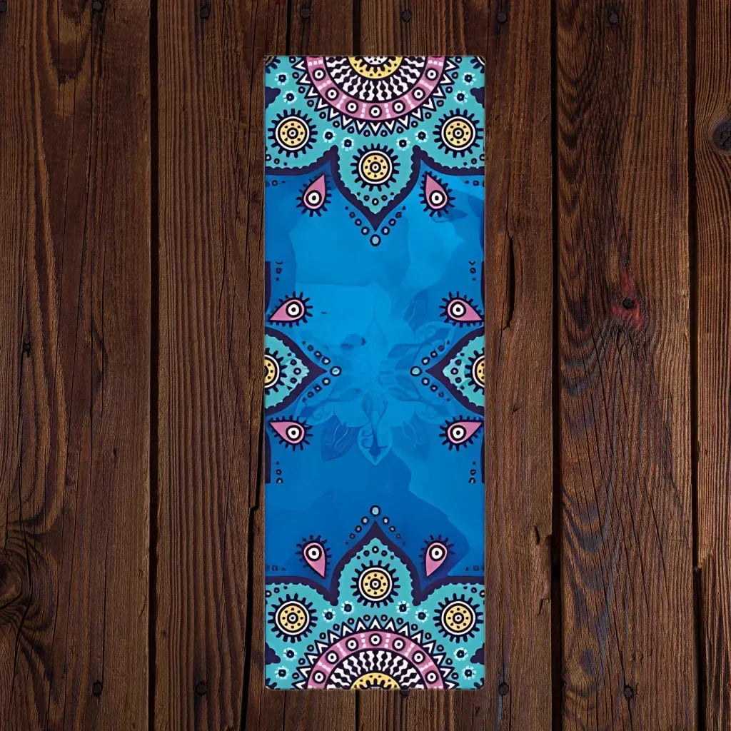 Non-Slip Yoga Towel Mat For Sweat And Support - Mandala 2 / 183×63 cm