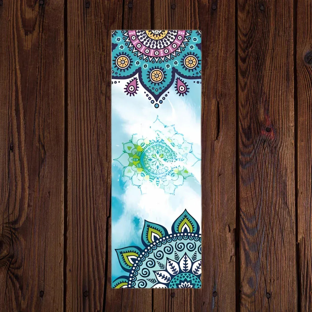 Non-Slip Yoga Towel Mat For Sweat And Support - Mandala 5 / 183×63 cm