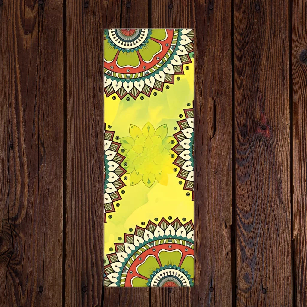 Non-Slip Yoga Towel Mat For Sweat And Support - Mandala 8 / 183×63 cm