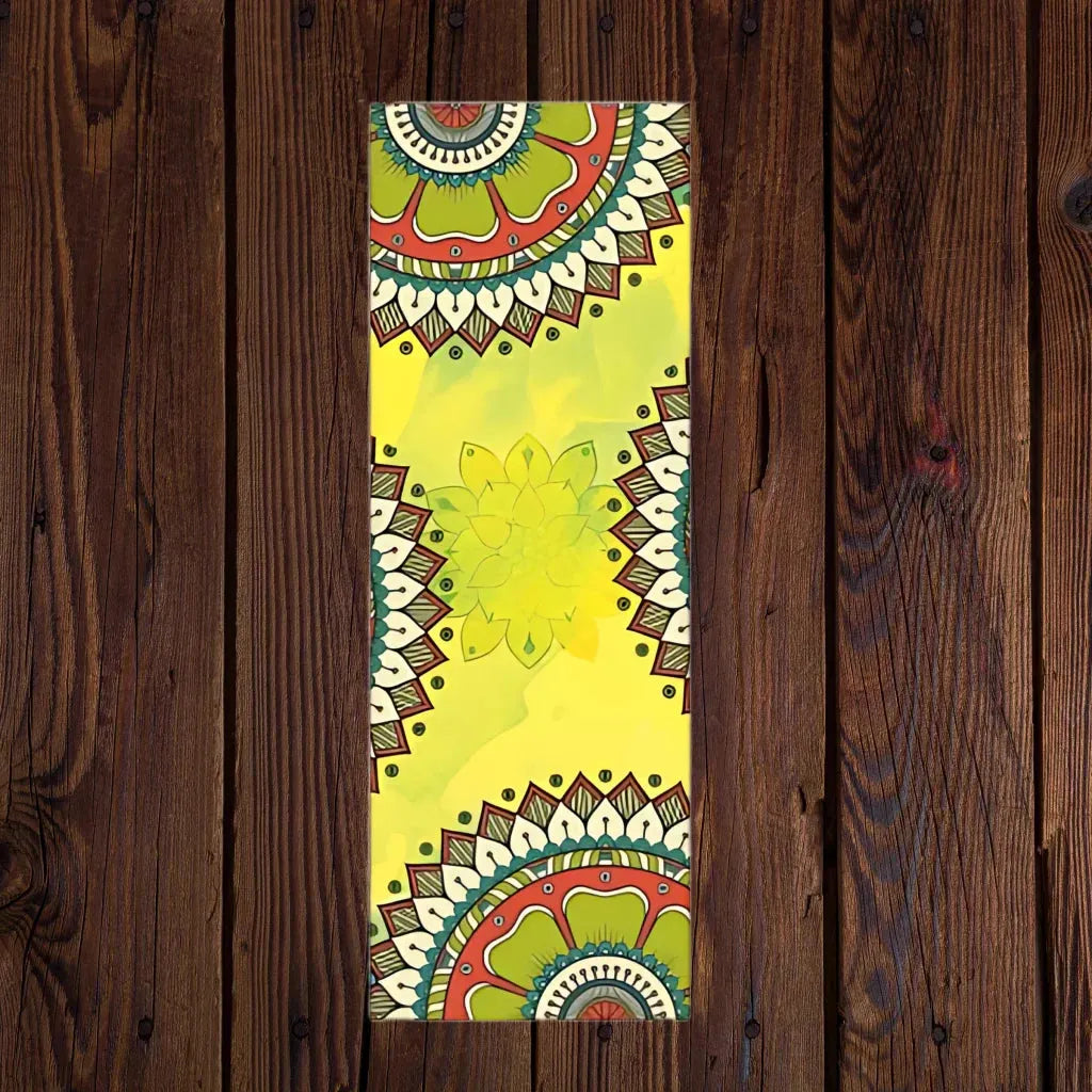 Non-Slip Yoga Towel Mat For Sweat And Support - Mandala 8 / 183×63 cm