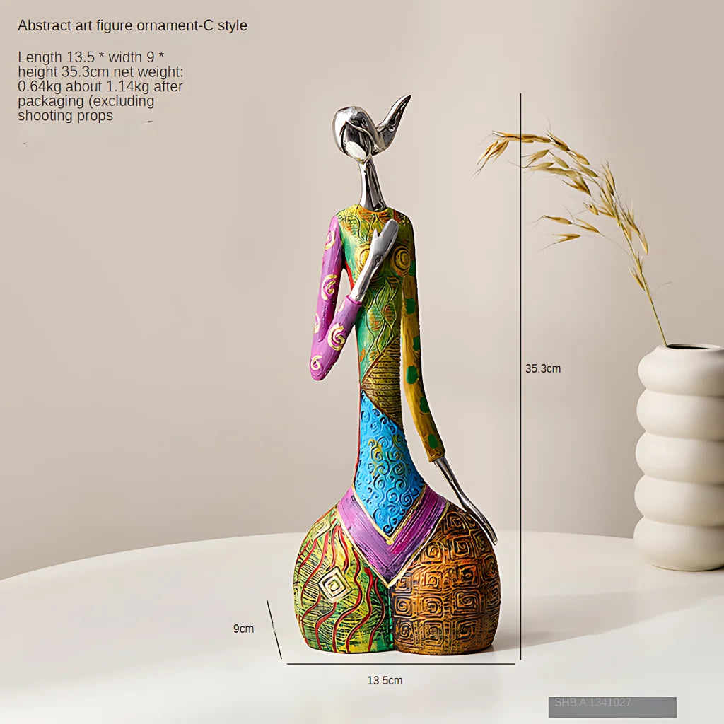 Nordic Style Yoga Statue Decor For Modern Interiors - Mind