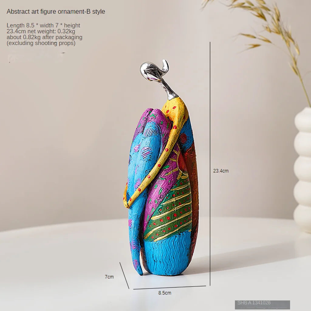 Nordic Style Yoga Statue Decor For Modern Interiors - Tuck knees