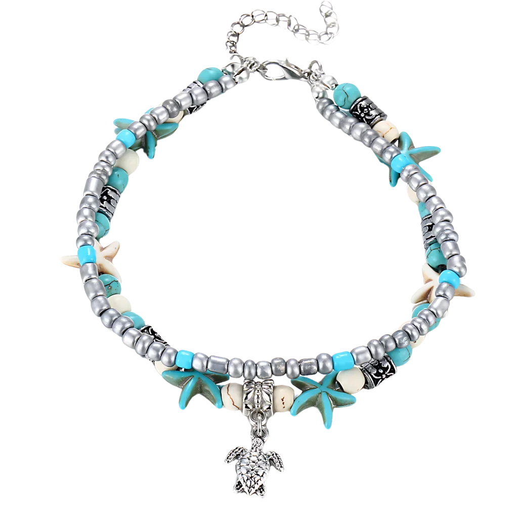 Ocean-Inspired Shell Anklet For Mindful Movement - Style