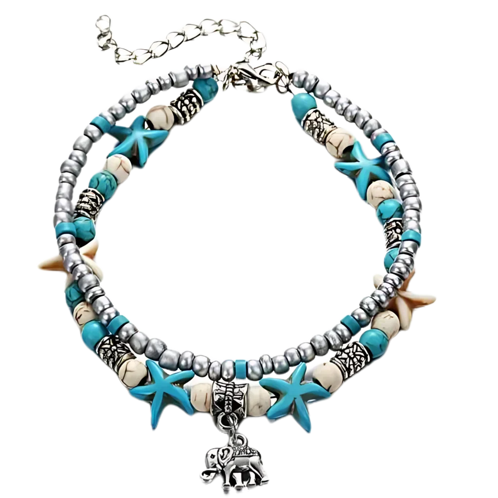 Ocean-Inspired Shell Anklet For Mindful Movement - Style