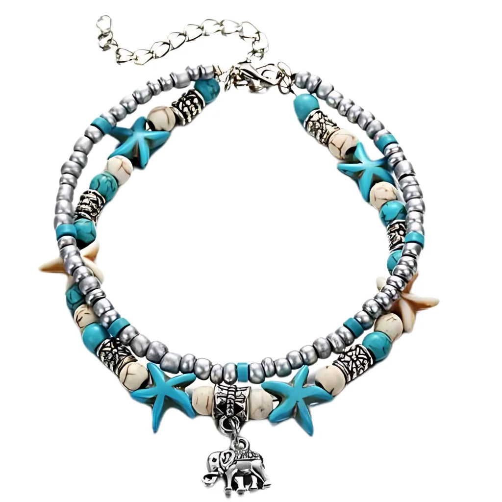 Ocean-Inspired Shell Anklet For Mindful Movement - Style