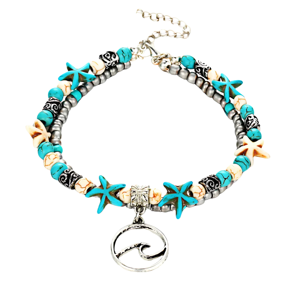 Ocean-Inspired Shell Anklet For Mindful Movement - Style B
