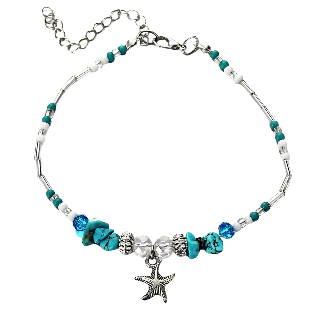 Ocean-Inspired Shell Anklet For Mindful Movement - Style C