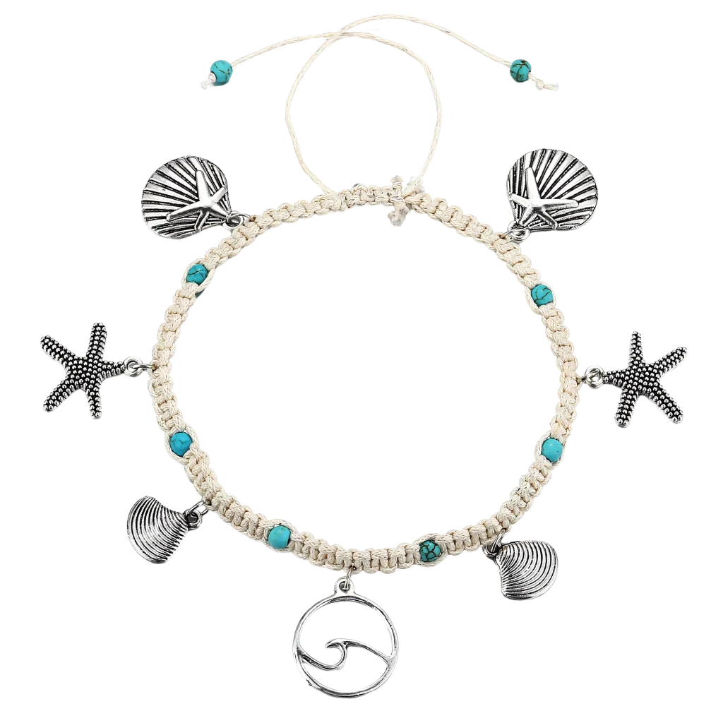 Ocean-Inspired Shell Anklet For Mindful Movement - Style D