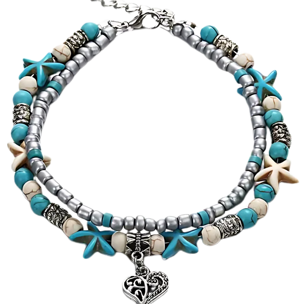 Ocean-Inspired Shell Anklet For Mindful Movement - Style F