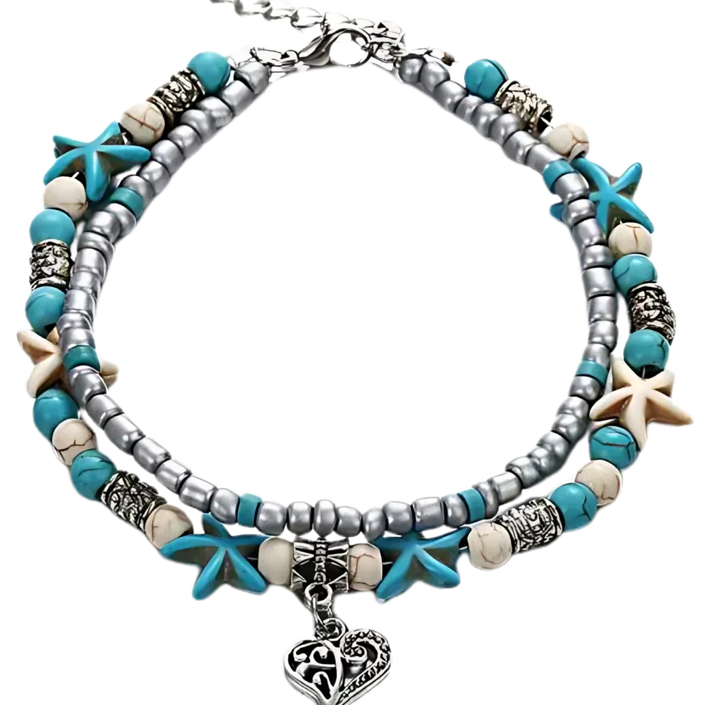 Ocean-Inspired Shell Anklet For Mindful Movement - Style F