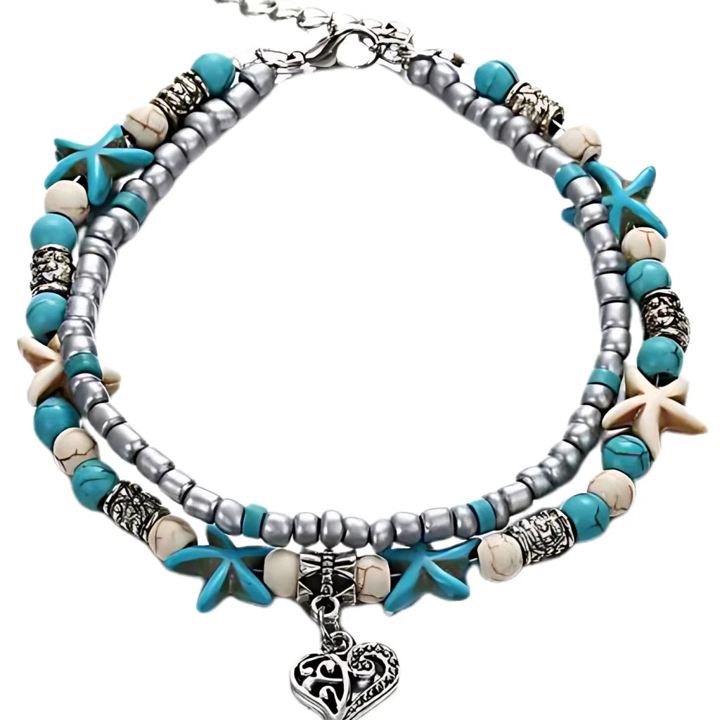 Ocean-Inspired Shell Anklet For Mindful Movement - Style F