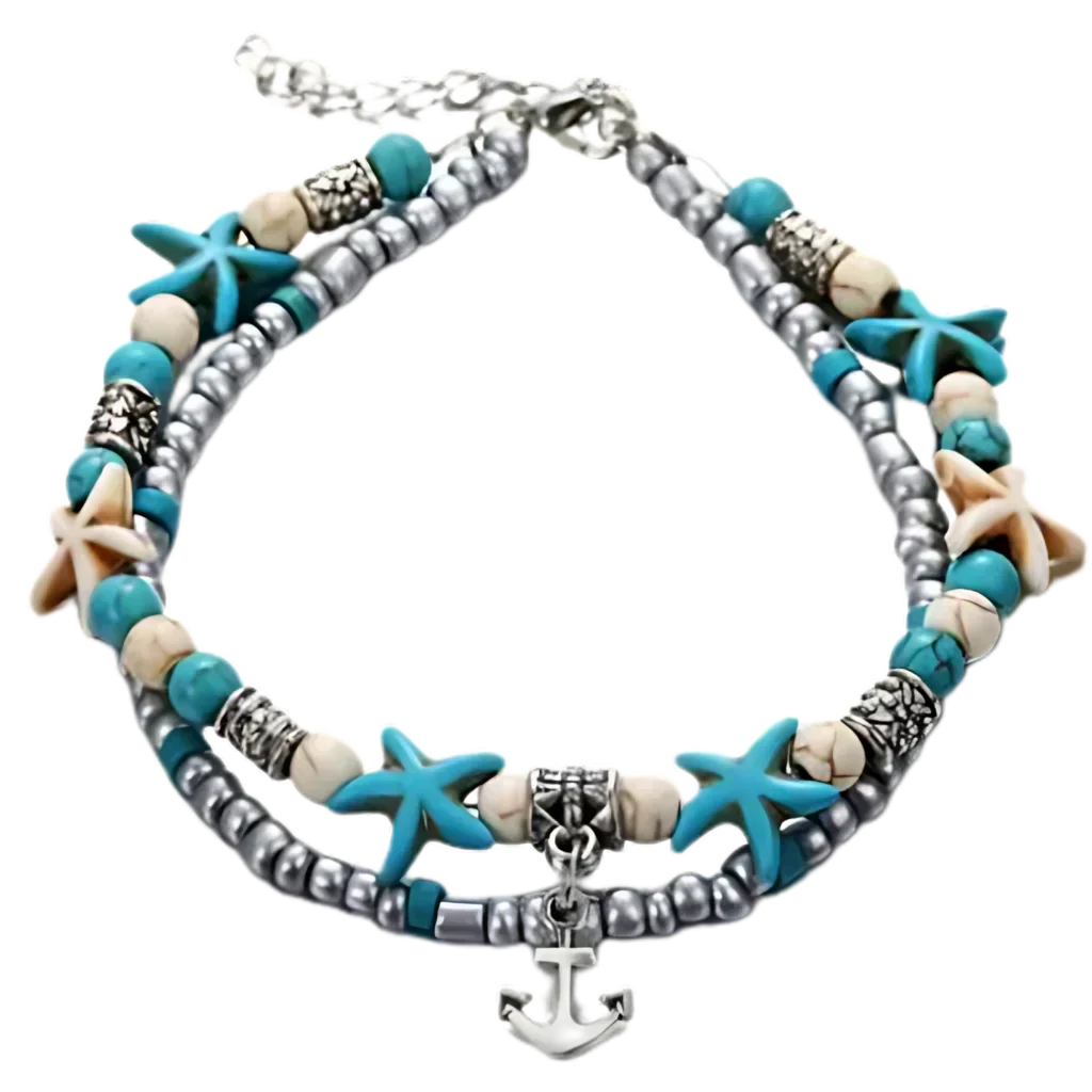 Ocean-Inspired Shell Anklet For Mindful Movement - Style G