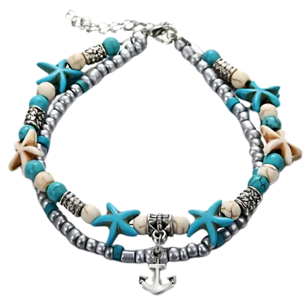 Ocean-Inspired Shell Anklet For Mindful Movement - Style G