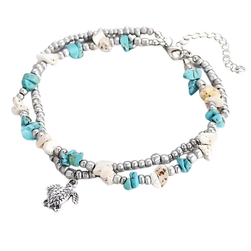Ocean-Inspired Shell Anklet For Mindful Movement - Style H