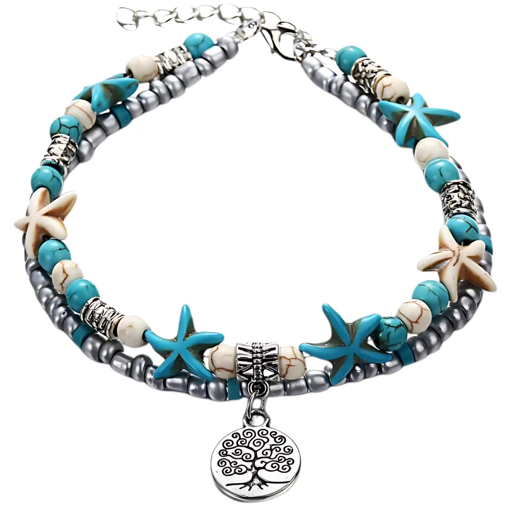 Ocean-Inspired Shell Anklet For Mindful Movement - Style J