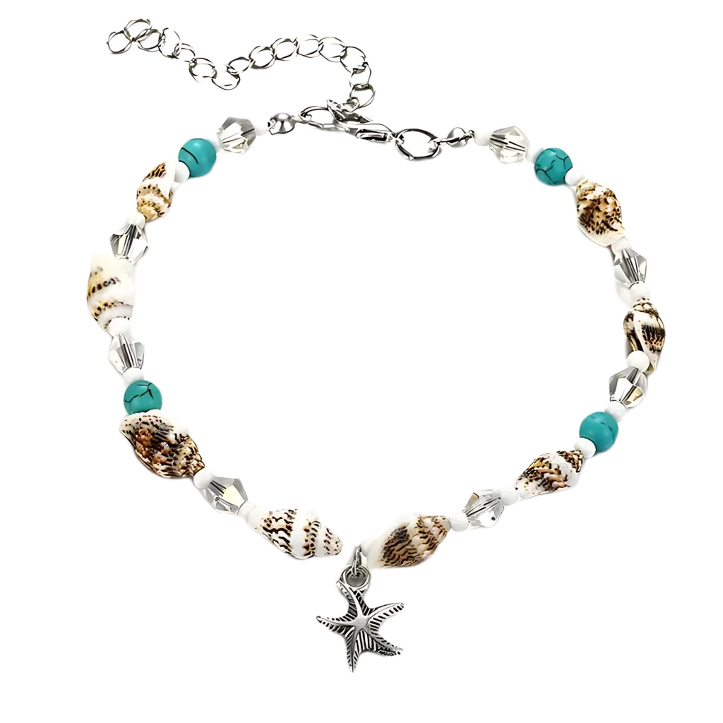 Ocean-Inspired Shell Anklet For Mindful Movement - Style L