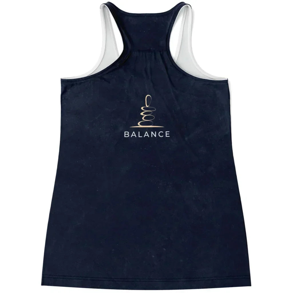 Om Heartbeat Flow Yoga Tank For Women