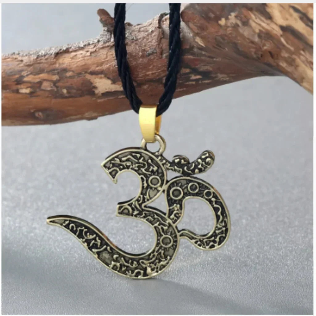 Om Pendant Necklace For Mindfulness Practice