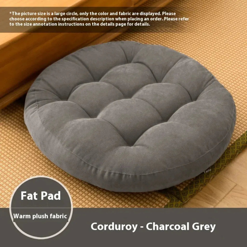 Plush Meditation Floor Pillows For Modern Calm - Charcoal Gray / Chinese 45cm