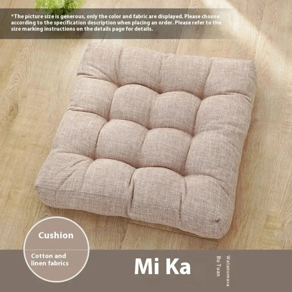 Plush Meditation Floor Pillows For Modern Calm - Rice Coffee / Chinese 45cm