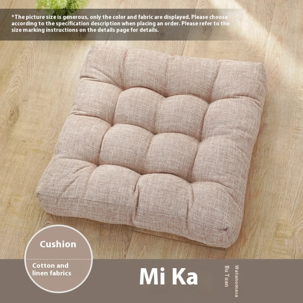 Plush Meditation Floor Pillows For Modern Calm - Rice Coffee / Chinese 45cm