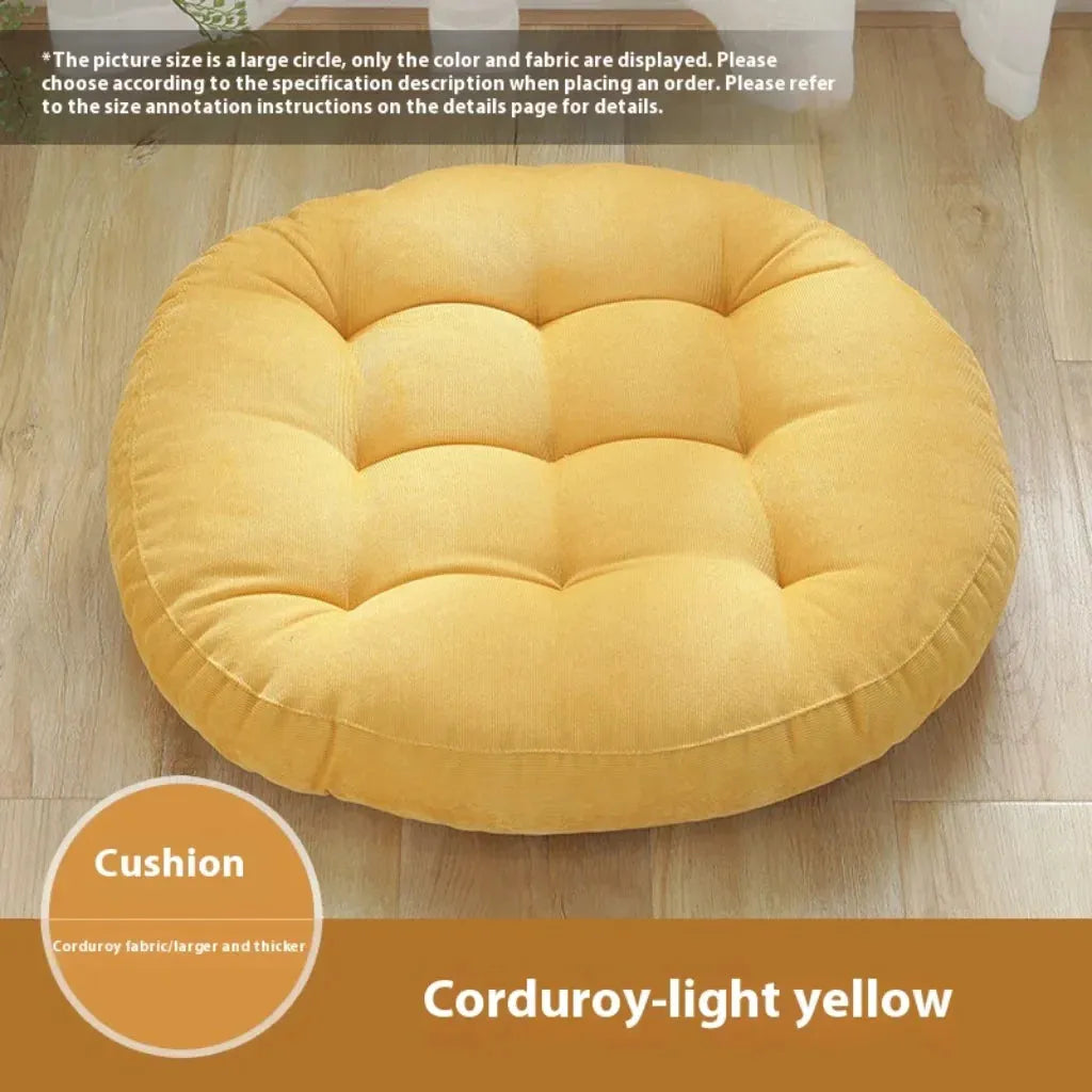 Plush Meditation Floor Pillows For Modern Calm - Tender Goose Yellow / Chinese 45cm