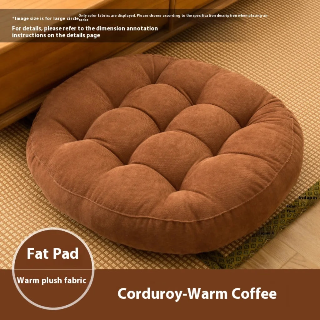 Plush Meditation Floor Pillows For Modern Calm - Warm Coffee / Chinese 45cm