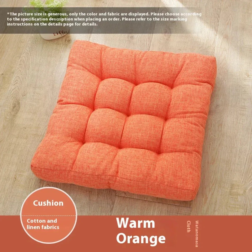 Plush Meditation Floor Pillows For Modern Calm - Warm Orange / Chinese 45cm