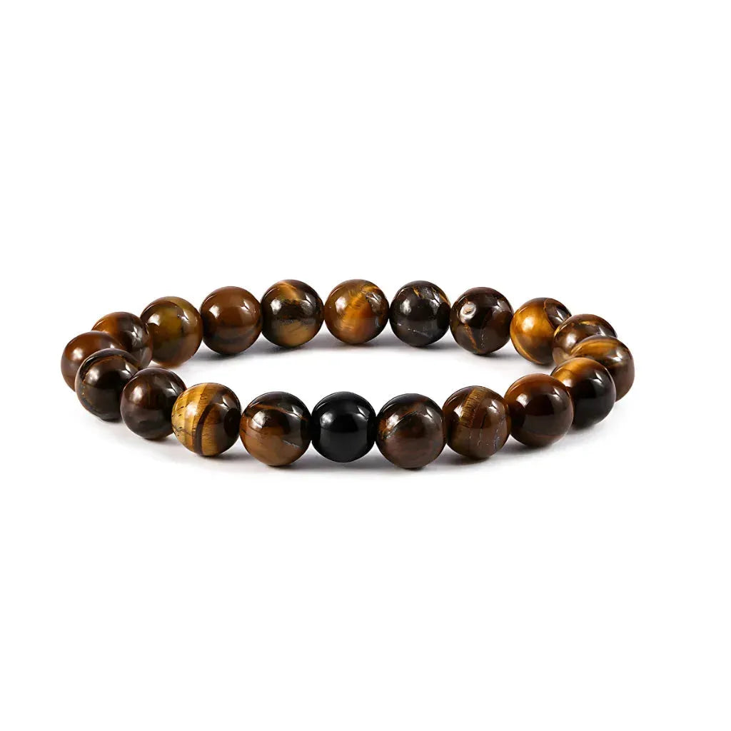 Polished Geometry Tiger Eye Bracelets