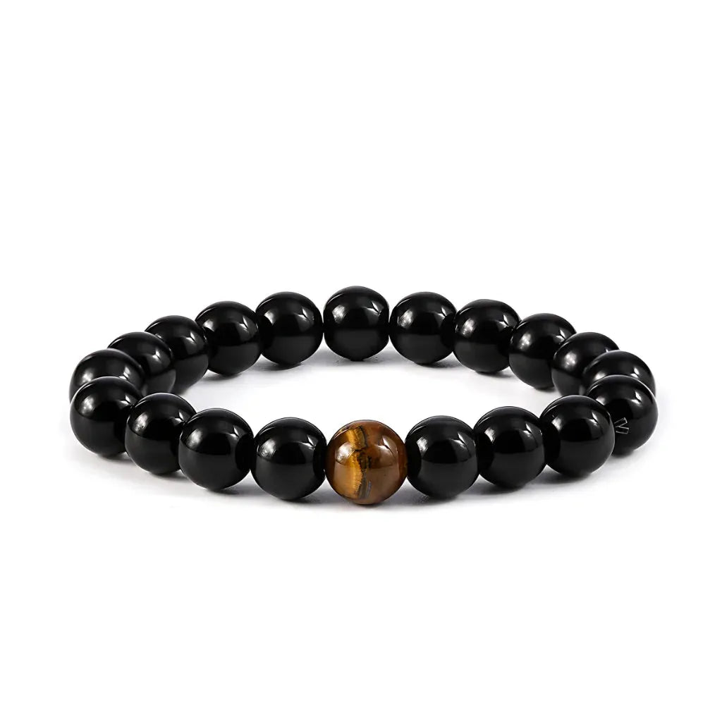 Polished Geometry Tiger Eye Bracelets