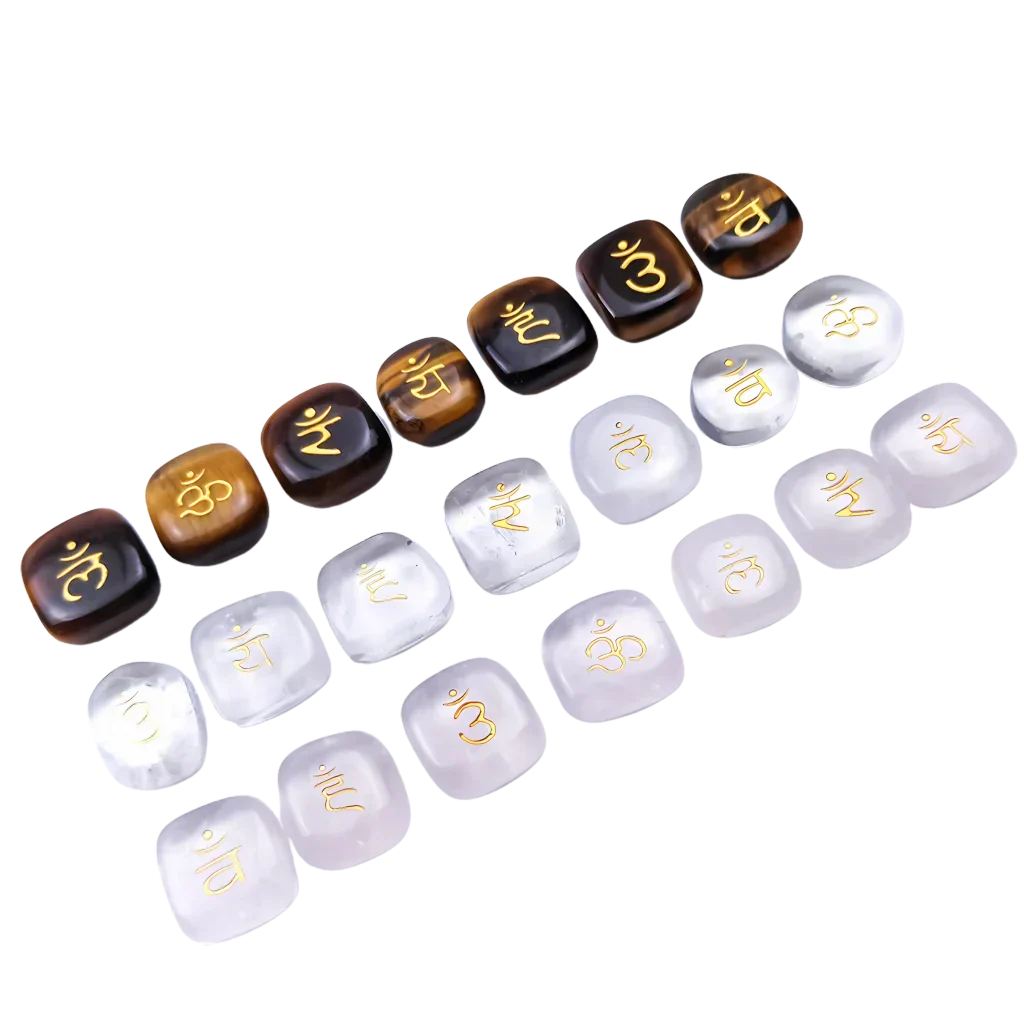 Polished Stones Chakra Set For Daily Energy Balance