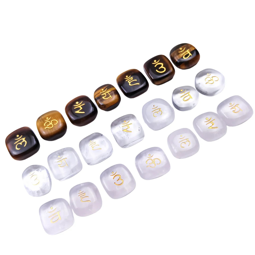 Polished Stones Chakra Set For Daily Energy Balance