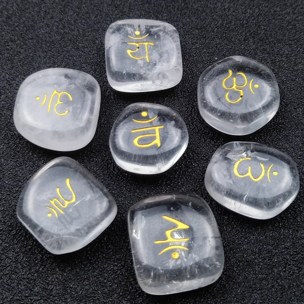 Polished Stones Chakra Set For Daily Energy Balance