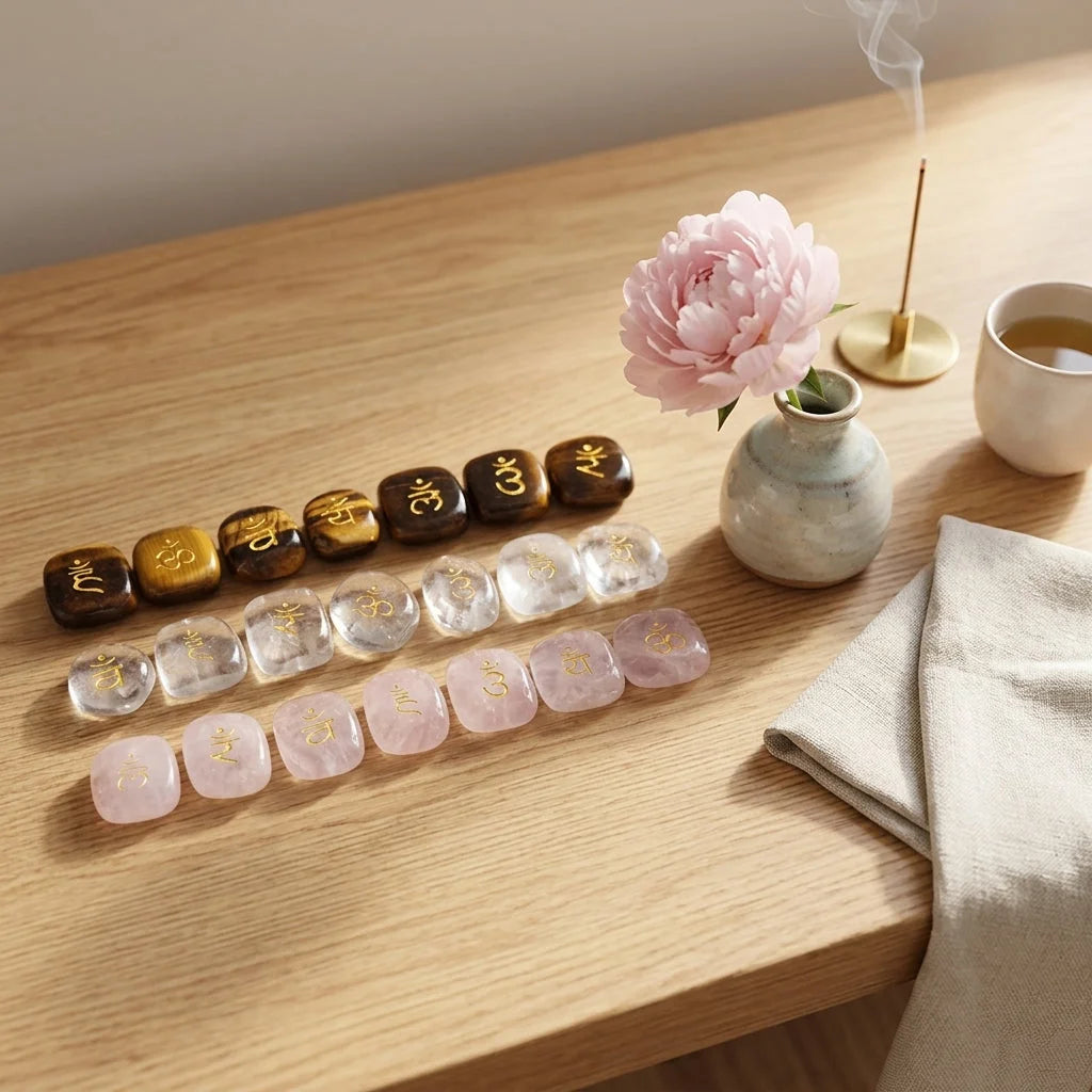 Polished Stones Chakra Set For Daily Energy Balance